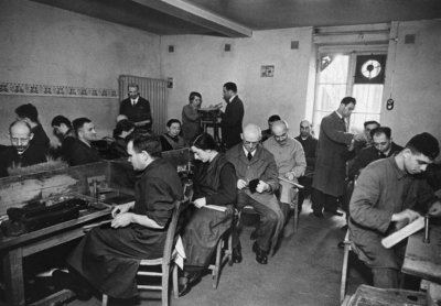 Arbejdet på værkstedet