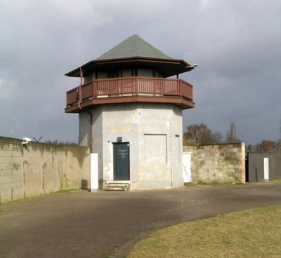 Vagttårn E i Sachsenhausen koncentrationslejren