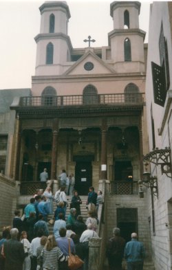 Den hængende, koptiske kirke, El Muallaqa