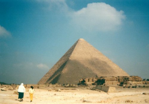 Kheops pyramiden ved Giza