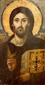 Jesus Krist Pantokrator i St Katharina klostret