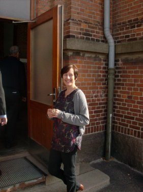 Skoleleder Jette Bjørn Hansen inviterer indenfor