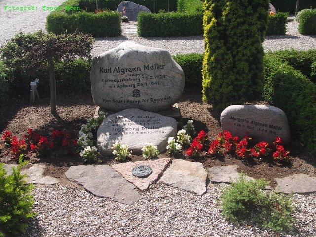Karl Algreen Møllers gravsten