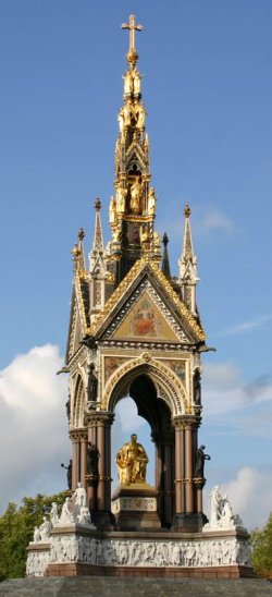 Mindesmærke for dronning Victorias elskede ægtefælle prins Albert