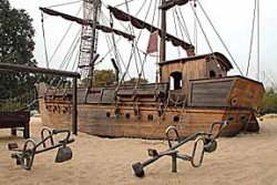 Sørøverskib i Diana Memorial Playground