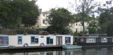 Husbåd i Little Venice, London
