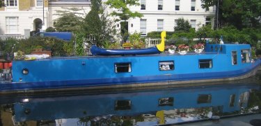 Husbåd i Little Venice, London