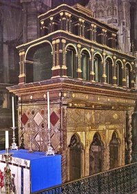 Edvard Bekenderens skrin i Westminster Abbey