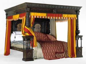 Den store seng fra Ware på Victoria & Albert Museum, London