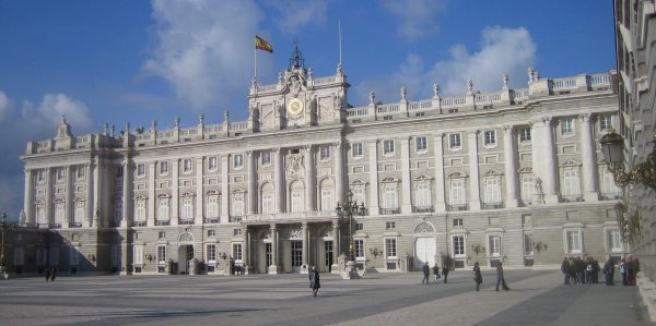 'Palacio Real', kongeslottet i Madrid