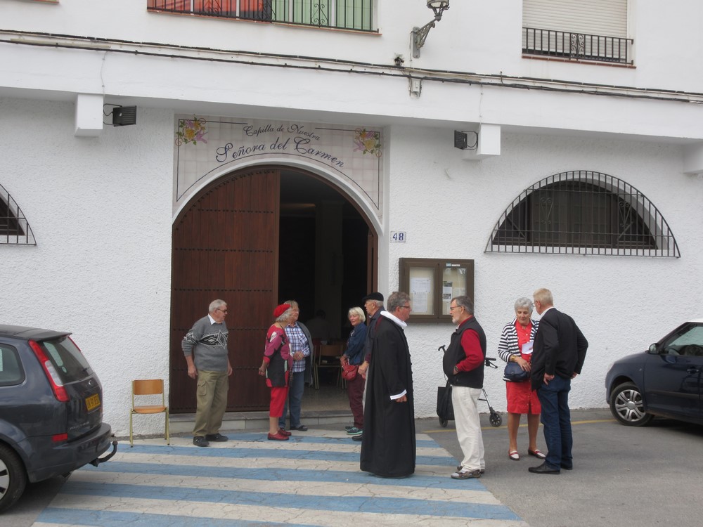 Gudstjeneste i Fiskerkapellet i Den Danske Kirke Øst for Malaga