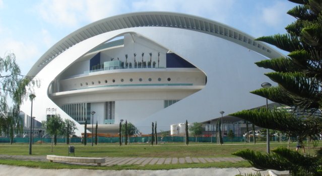 Operabygningen, El Palau de les Arts Reina Sofía i Valencia