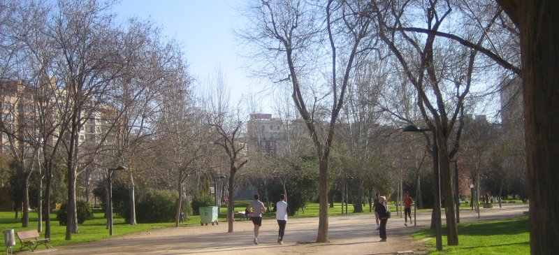Turia-parken i Valencia